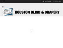 Tablet Screenshot of houstonblind.com
